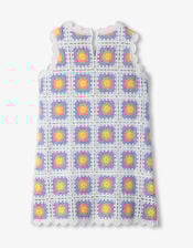 Hatley Buttercup Crochet Vest, Blue (BLUE), large