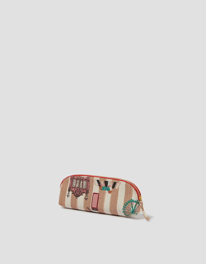 Stripe London Print Pencil Case, , large