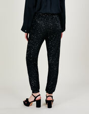 Sonya Sequin Joggers, Black (BLACK), large