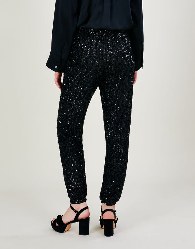 Sonya Sequin Joggers, Black (BLACK), large