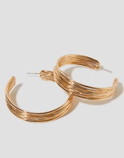 Wire Hoop Earrings, , large