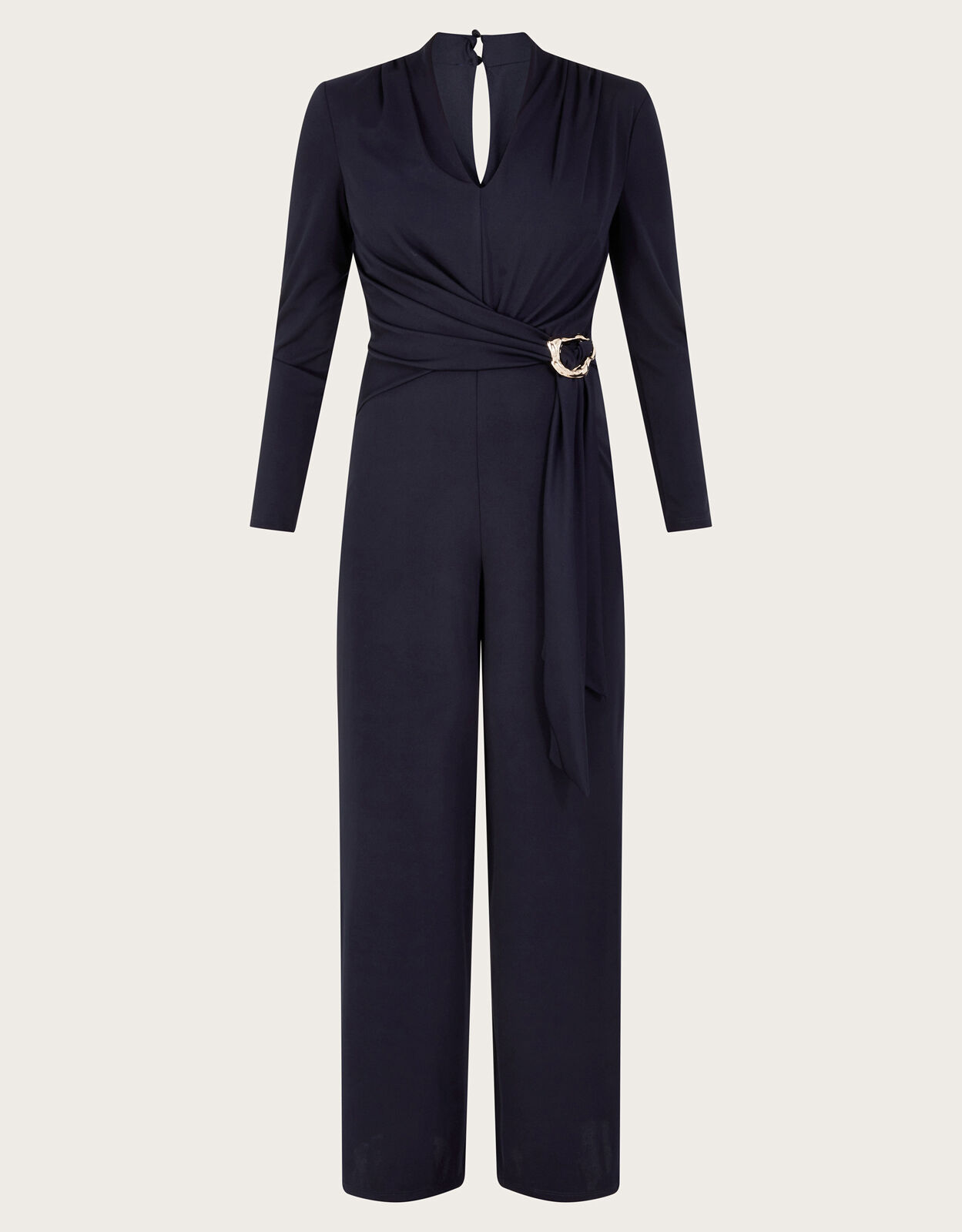 Toria Trim Jumpsuit Blue