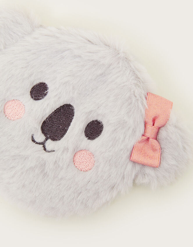 Fluffy Koala Mini Coin Purse, , large