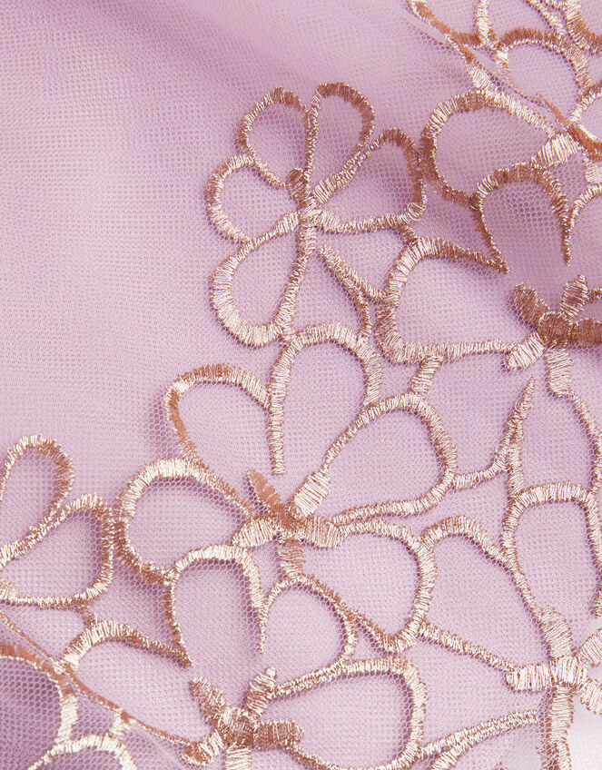 Vanessa Tulle Collar Swing Dress, Pink (PINK), large