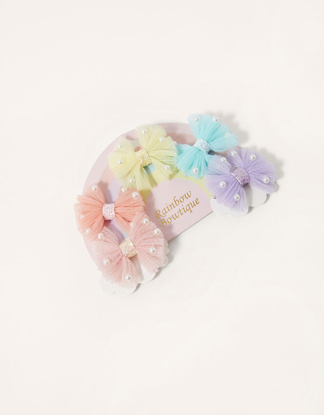 Rainbow Bow-Tique Hair Clips, , large