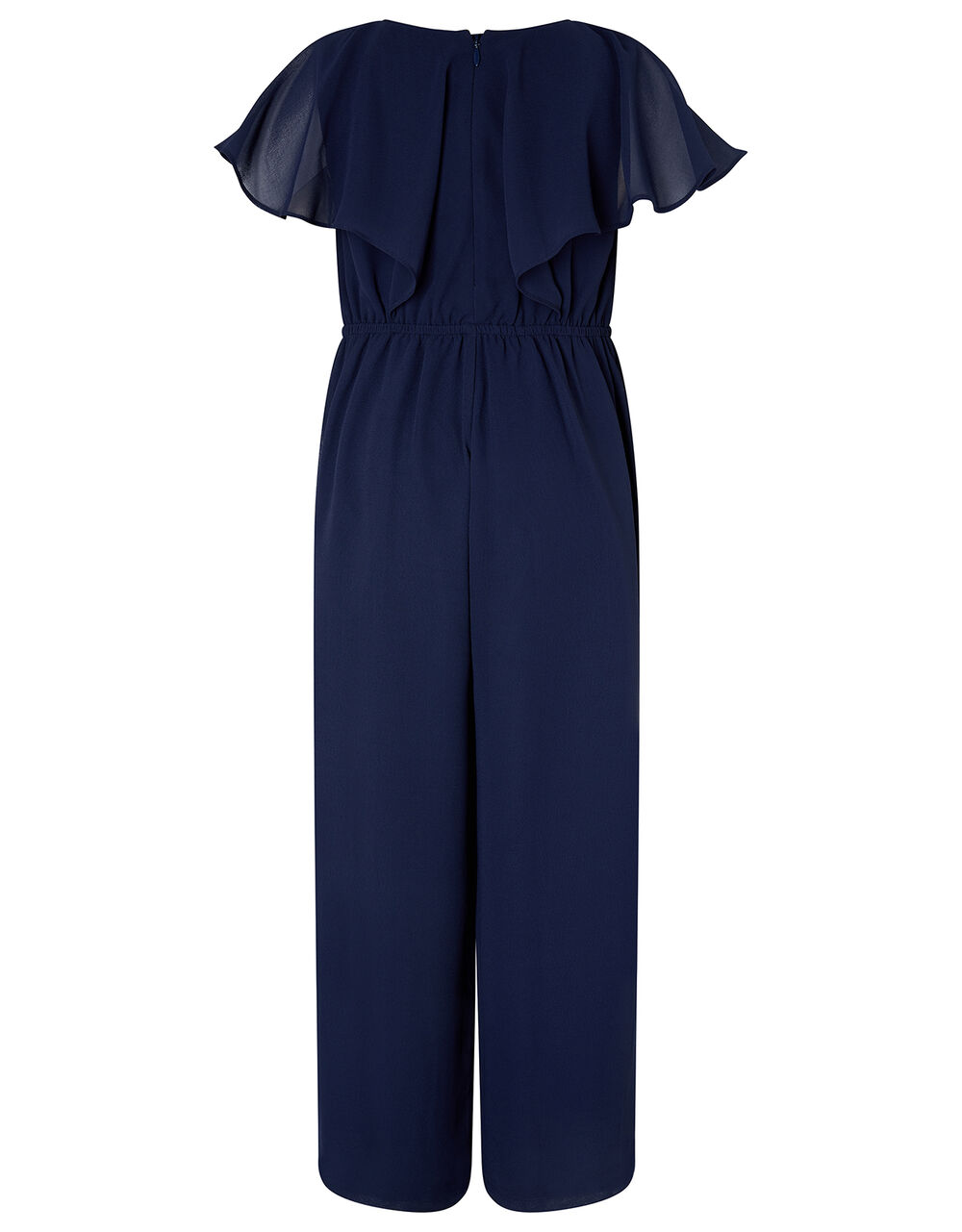 Bonita Cape Sleeve Sequin Jumpsuit Blue | Girls' Jumpsuits & Playsuits ...