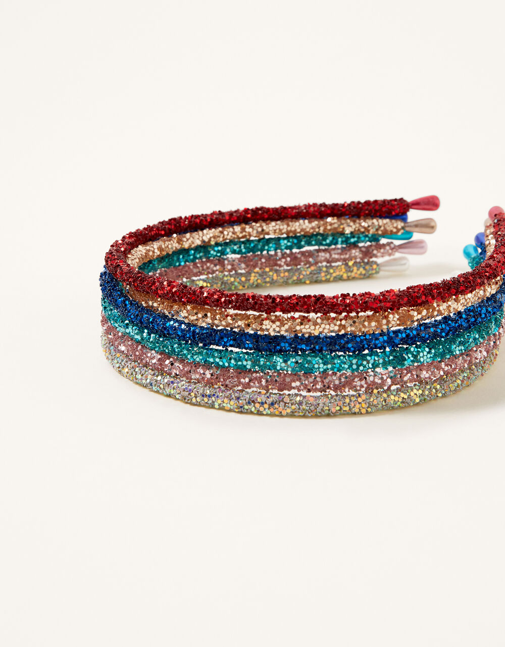 Rainbow Glitter Headband Multipack