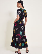 Summer Sun Dress, Black (BLACK), large