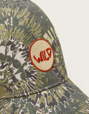 Camouflage Print Cap , Green (KHAKI), large