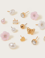 10-Pack Stud Earrings, , large