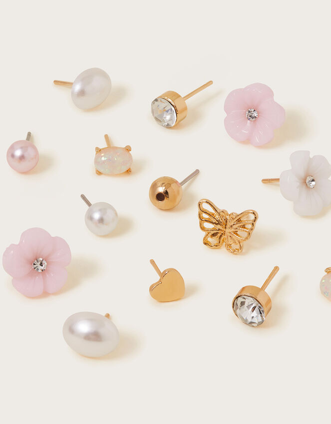 10-Pack Stud Earrings | Girls' Jewellery | Monsoon UK.