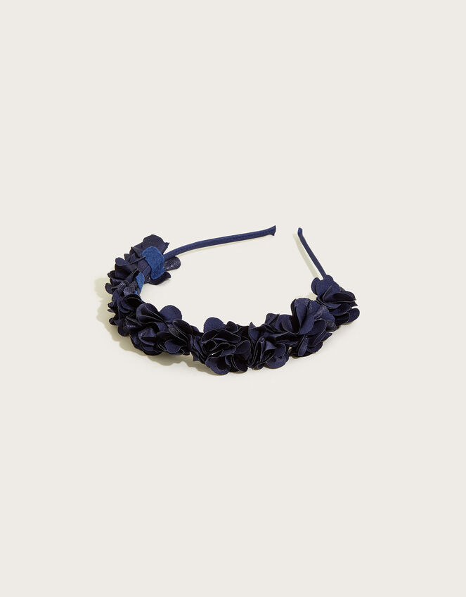 Ruffled Flower Headband, , large