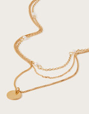 Layered Chain Necklace, , large