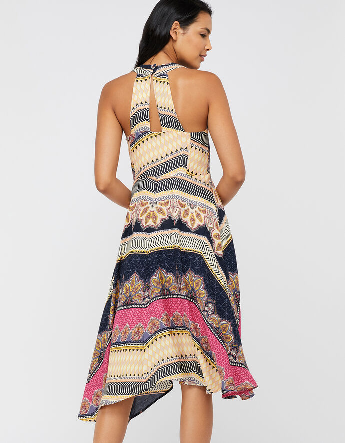 Tilly Print Midi Dress Blue | Evening Dresses | Monsoon UK.
