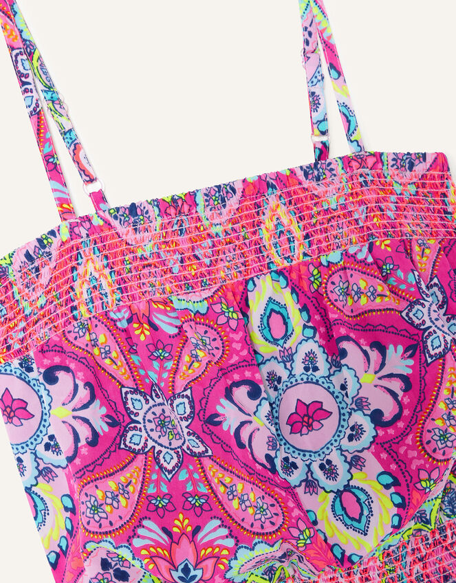 Paisley Print Jumpsuit, Pink (PINK), large