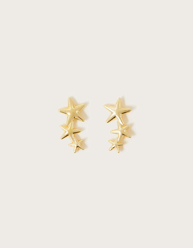 Star Trio Stud Earrings, , large
