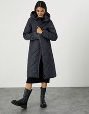 Polly Padded Coat in Recycled Polyester , Grey (GREY), large
