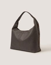 Adele Woven Leather Shoulder Bag, , large