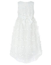 Pretty Petal High-Low Occasion Dress, Ivory (IVORY), large