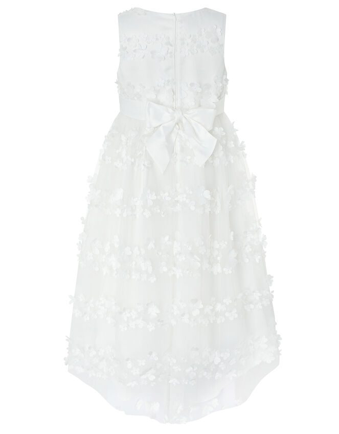 Pretty Petal High-Low Occasion Dress, Ivory (IVORY), large