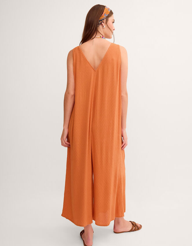 Sophia Embellished Culotte Jumpsuit, Orange (RUST), large