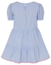 Butterfly Stripe Tunic and Leggings Set, Blue (BLUE), large