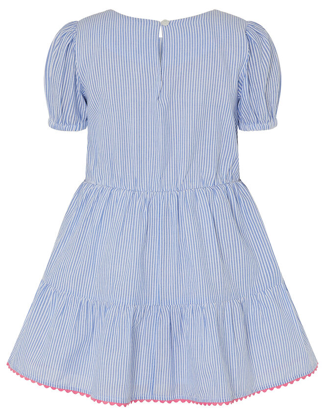 Butterfly Stripe Tunic and Leggings Set, Blue (BLUE), large