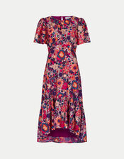 East Floral Print Midi Dress, Multi (MULTI), large