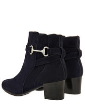 Callie Suede Comfort Ankle Boots, Blue (NAVY), large