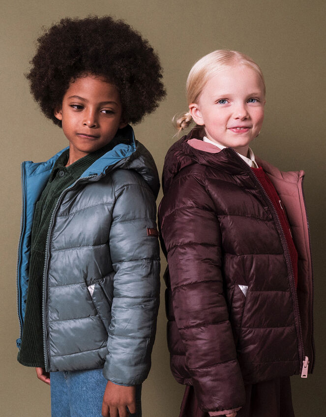 Töastie Reversible Water Repellent Puffer Jacket, Pink (PINK), large
