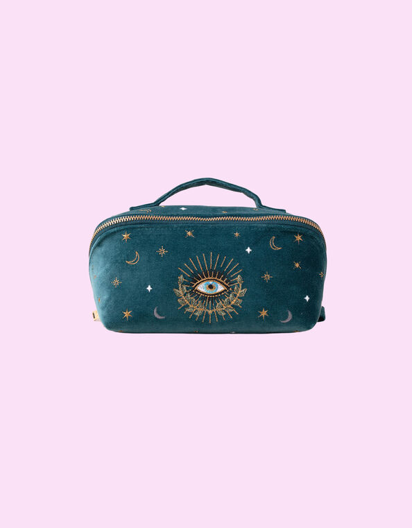 Elizabeth Scarlett Celestial Eye Open Flat Make Up Bag, , large