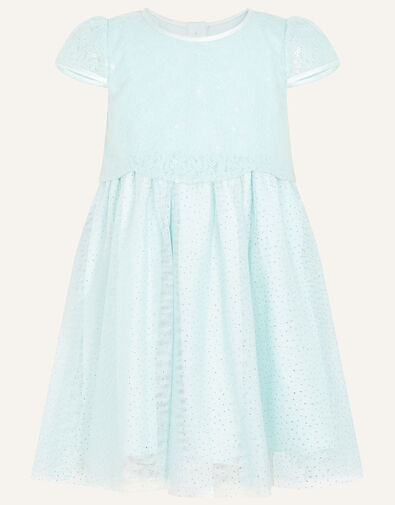 Baby Betsy Scallop Sequin Dress, Green (MINT), large