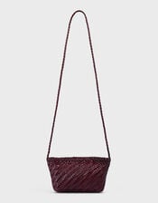 Ellyla Sia Woven Leather Crossbody Bag, , large