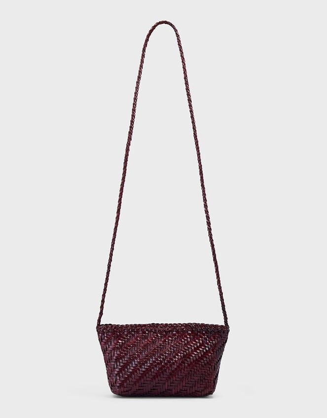 Ellyla Sia Woven Leather Crossbody Bag, , large