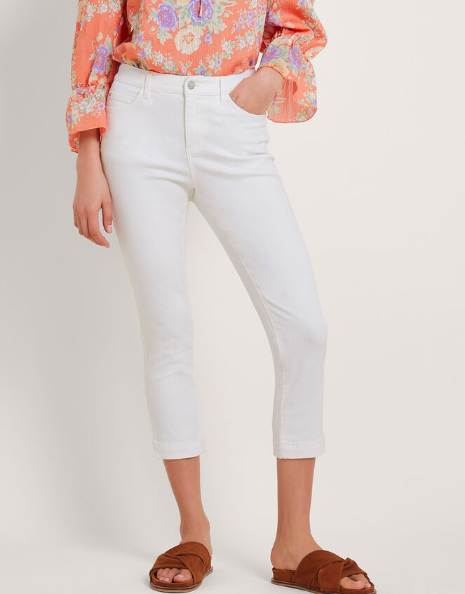 Idabella Crop Jeans, Natural (ECRU), large