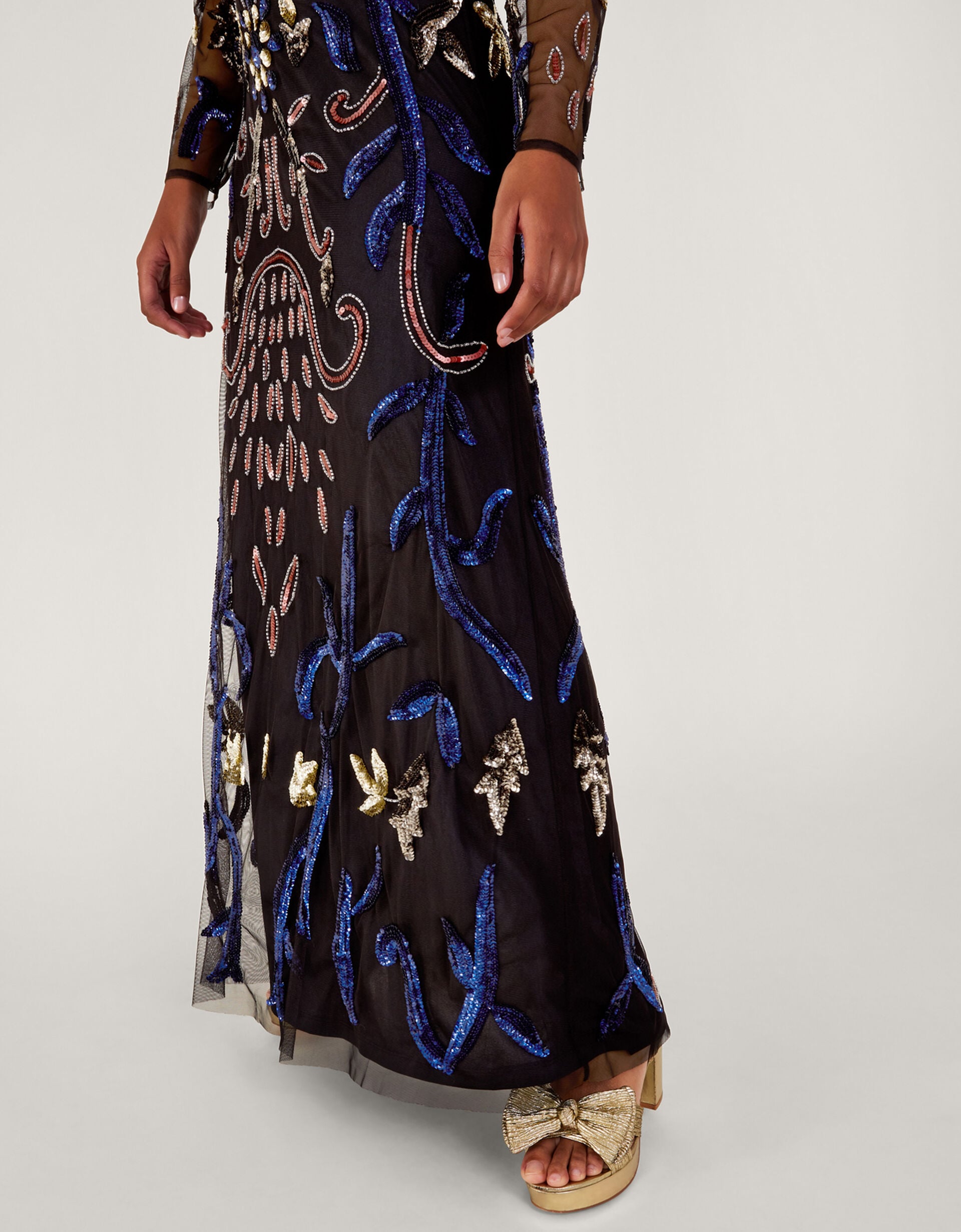 Elena Red Maxi Dress main image 1