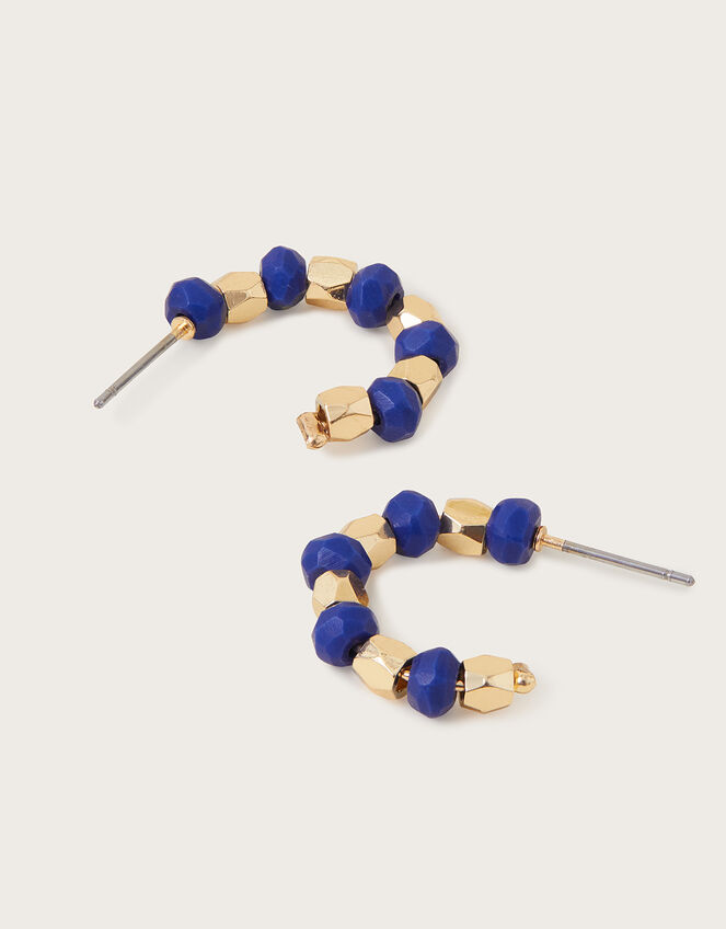 Beaded Hoop Earrings, , large