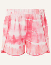 Tie Dye Jersey Shorts , Pink (PINK), large
