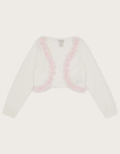 3D Floral Trim Cardigan, Multi (MULTI), large