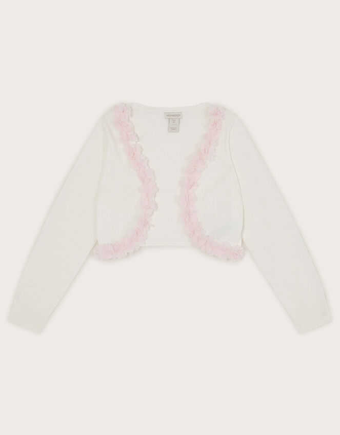 3D Floral Trim Cardigan, Multi (MULTI), large