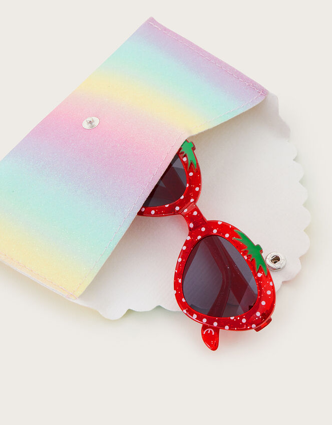 Baby Strawberry Sunglasses with Case, , large