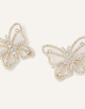 Sparkle Mesh Butterfly Hair Clip Twinset, , large