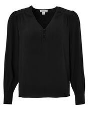 Tiffany Blouse, Black (BLACK), large