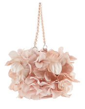 Pearl Garden Flower Pouch Bag, , large
