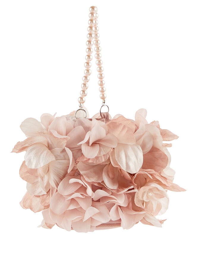 Pearl Garden Flower Pouch Bag, , large