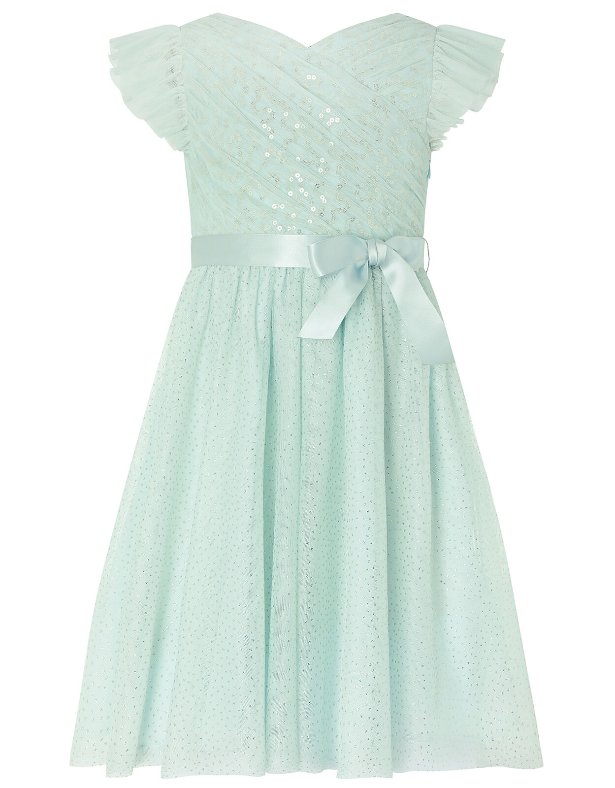 green mint dress