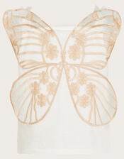 Land of Wonder Butterfly Wings Strappy Top, Ivory (IVORY), large