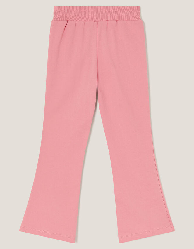 Crochet Flower Flare Joggers, Pink (PINK), large