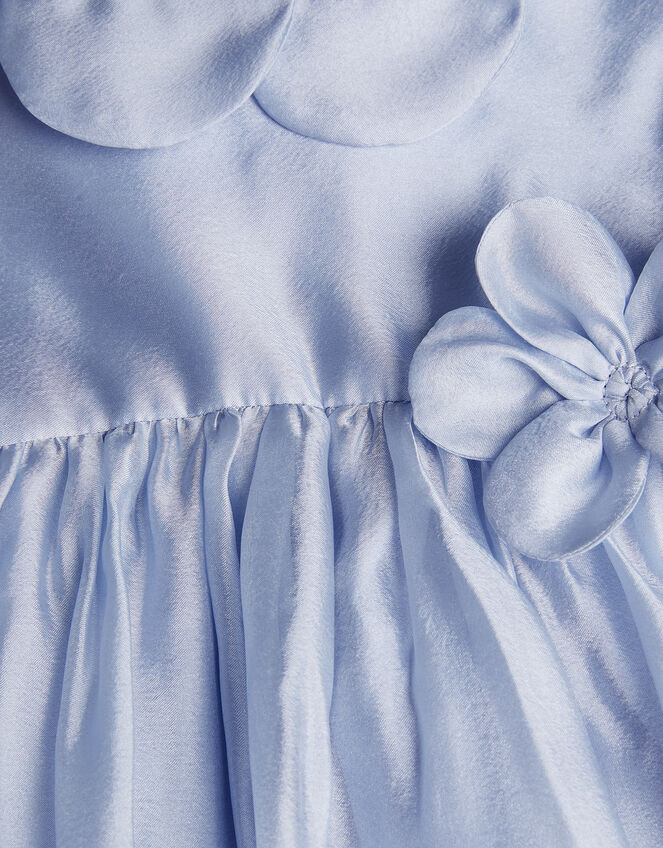 Baby Petal Collar Party Dress, Blue (PALE BLUE), large