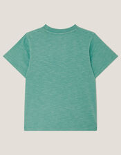 Dinosaur Print T-Shirt, Green (GREEN), large